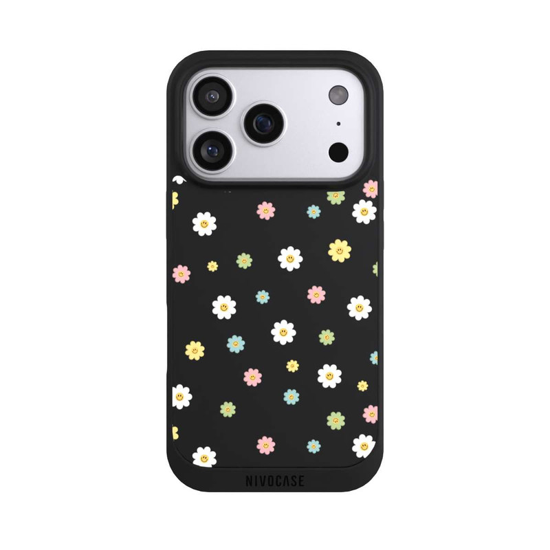 iPhone 17 Pro NIVOpure Flower Power klein transparent