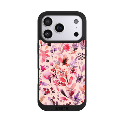 Apple iPhone 17 Pro NIVOpure Künstlerische Blumen Viva Magenta