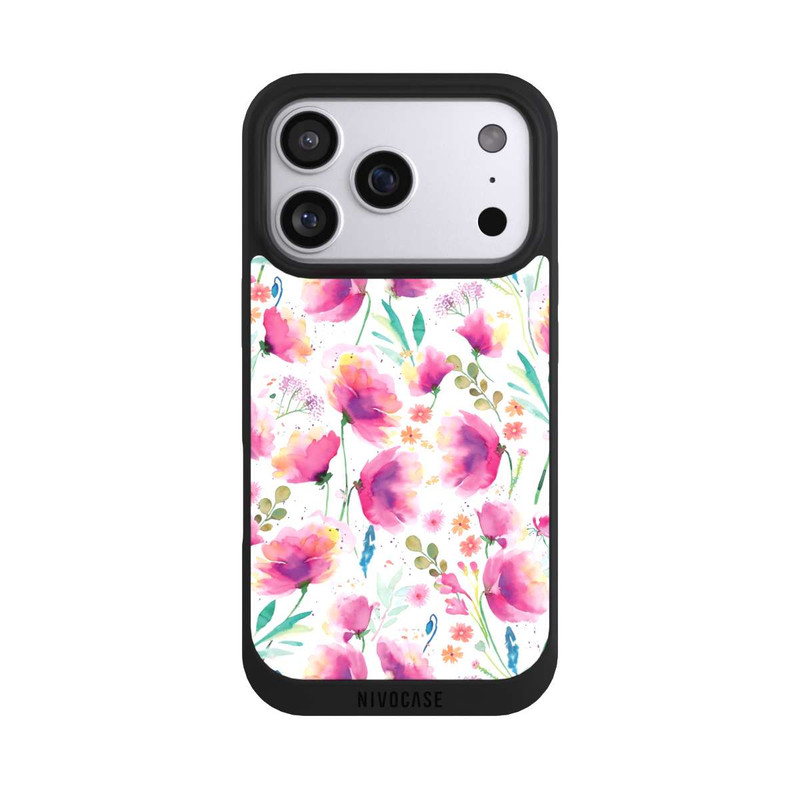 iPhone 17 Pro NIVOpure Coquelicots abstraits aquarelle