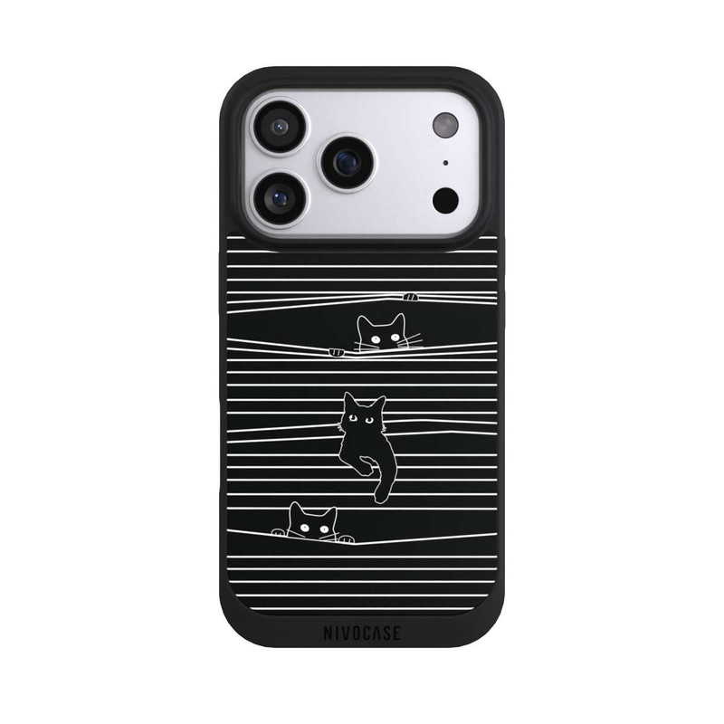 iPhone 17 Pro NIVOpure Cats Peeping