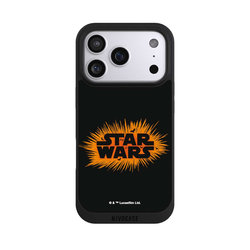 iPhone 17 Pro NIVOpure Star Wars Logo Orange Halloween Explosion