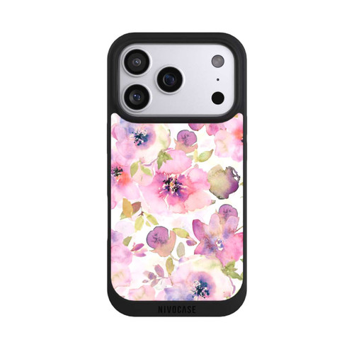 Apple iPhone 17 Pro NIVOpure Tapete mit rosa Blumen