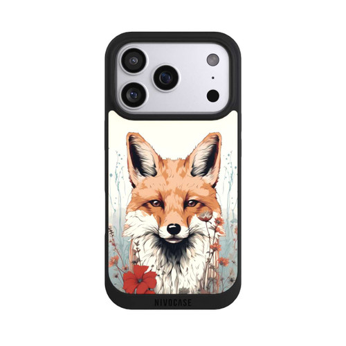 Apple iPhone 17 Pro NIVOpure Renard avec des fleurs