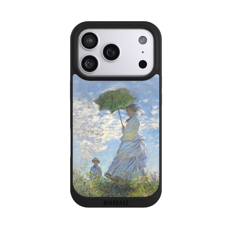iPhone 17 Pro NIVOpure Frau mit Sonnenschirm - Monet