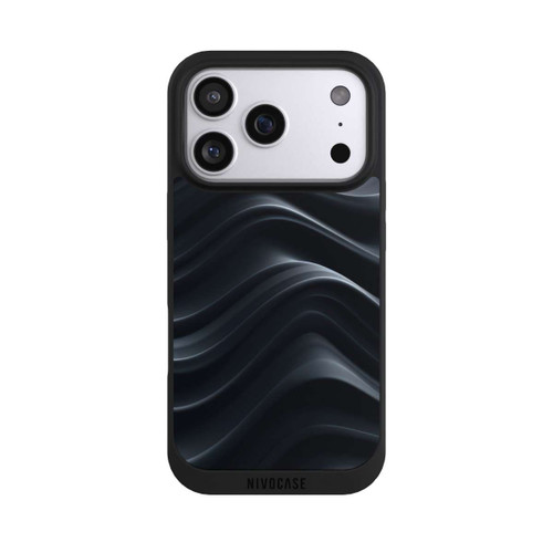 Apple iPhone 17 Pro NIVOpure Black Waves Texture