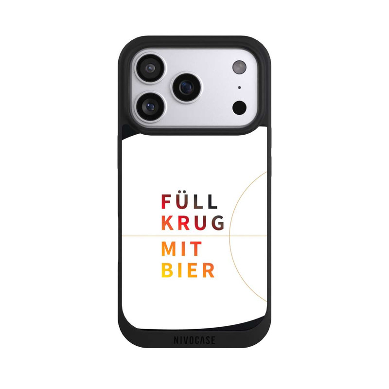 iPhone 17 Pro NIVOpure Füllkrug mit Bier 
