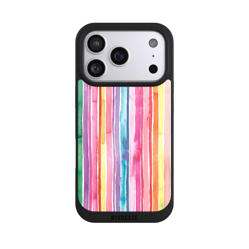 iPhone 17 Pro NIVOpure Camouflage Regenbogenstreifen