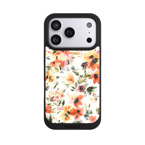 Apple iPhone 17 Pro NIVOpure Fleurs artistiques d'été Ivoire