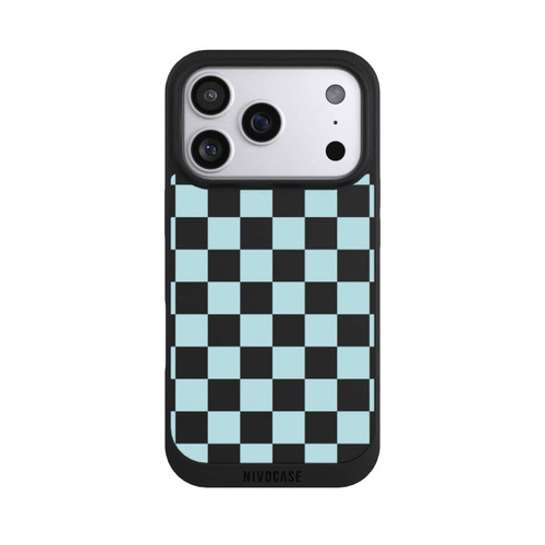Apple iPhone 17 Pro NIVOpure Karo Weiches Blau