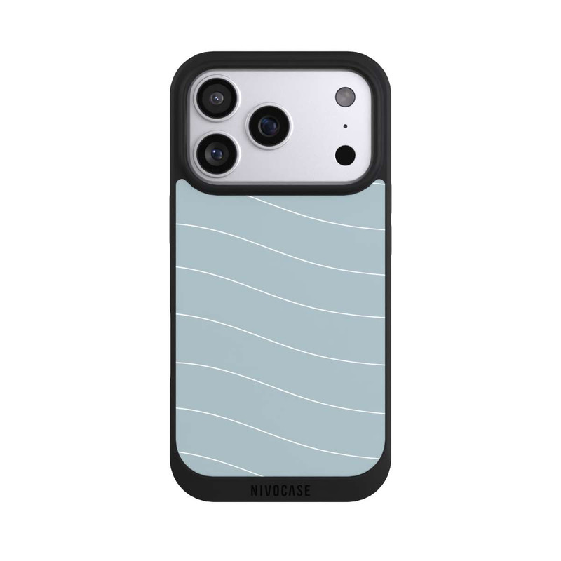 iPhone 17 Pro NIVOpure Trendy Lines White Green