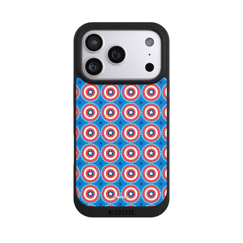 iPhone 17 Pro NIVOpure Captain American Shield Pattern