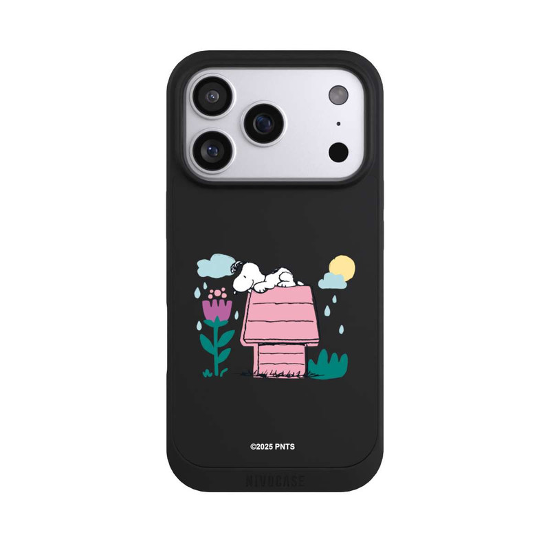 iPhone 17 Pro NIVOpure Snoopy Hundehütte Frühling transparent