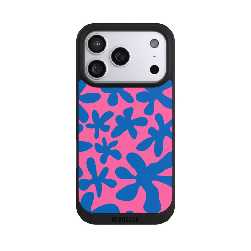 iPhone 17 Pro NIVOpure Dopamin Flowers Blue