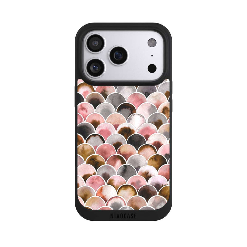 iPhone 17 Pro NIVOpure Japandi Scales Pink Brown