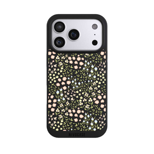 Apple iPhone 17 Pro NIVOpure Blumenmuster Pastell Transparent