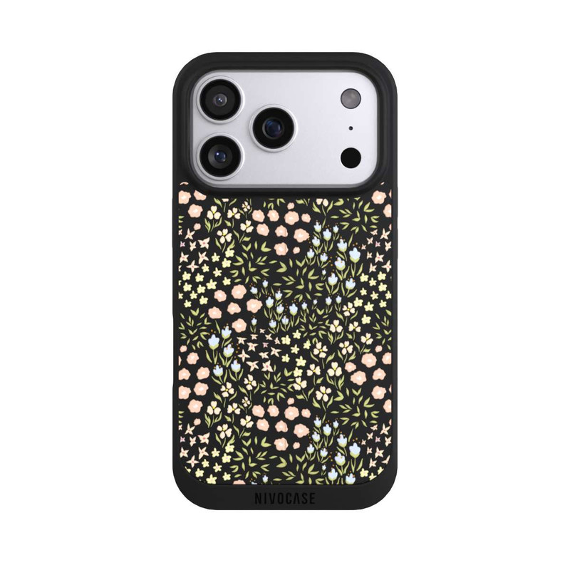 iPhone 17 Pro NIVOpure Summer Flowers Pattern Pastel Colors Transparent