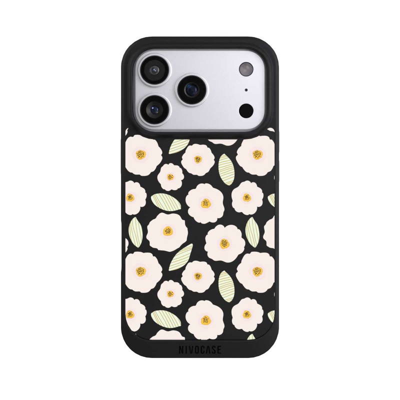 iPhone 17 Pro NIVOpure Simple Pastell Flowers Light Transparent