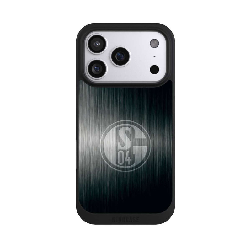 iPhone 17 Pro NIVOpure Schalke 04 Metall Look