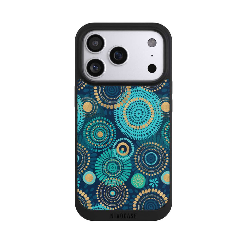 iPhone 17 Pro NIVOpure Blockprint India Teal Gold