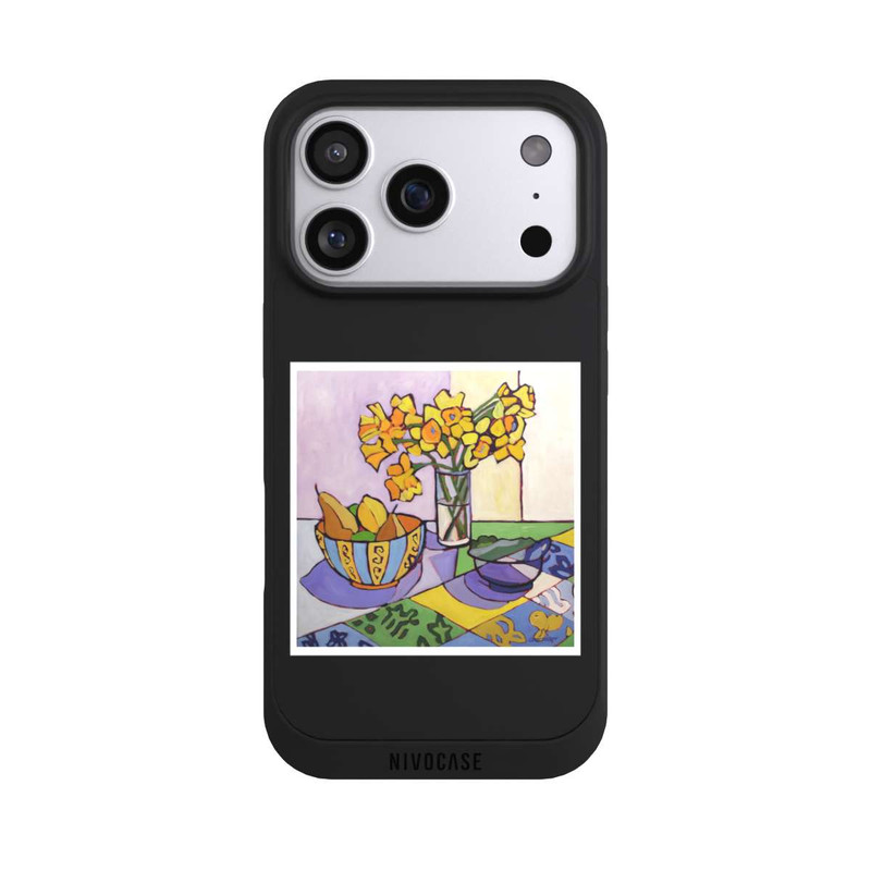 iPhone 17 Pro NIVOpure Daffodil Patchwork, 2023, by Catherine J Martzloff