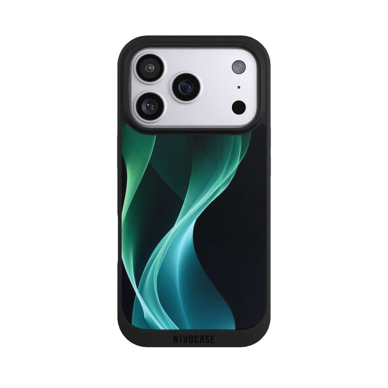 iPhone 17 Pro NIVOpure Grüner Hintergrund modern