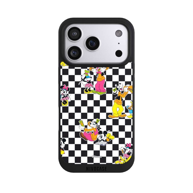 iPhone 17 Pro NIVOpure Donald and Friends Pattern Black and White