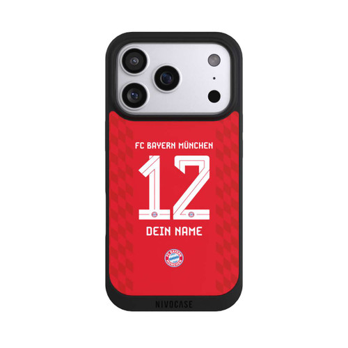 Apple iPhone 17 Pro NIVOpure FC Bayern München Trikot Personalisierbar 25-26