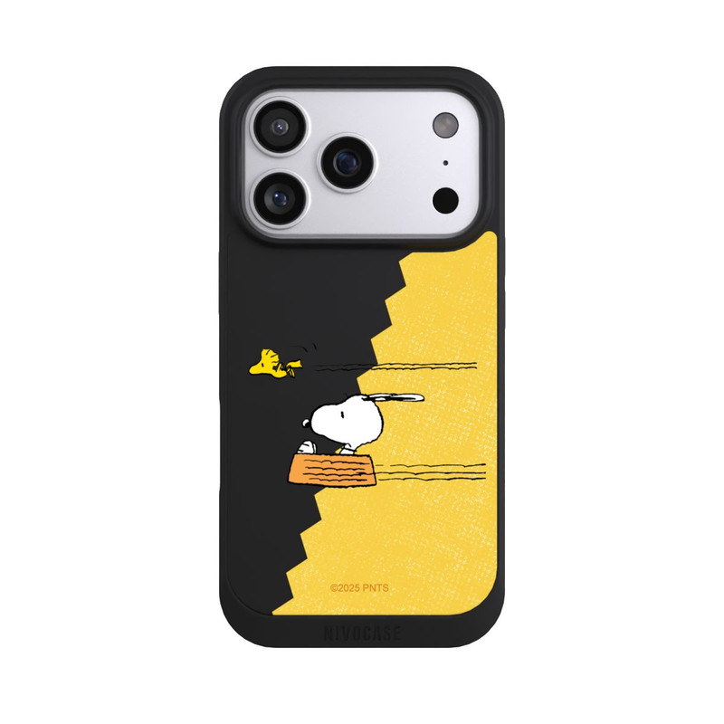 iPhone 17 Pro NIVOpure Peanuts-Snoopy und Woodstock Transparent