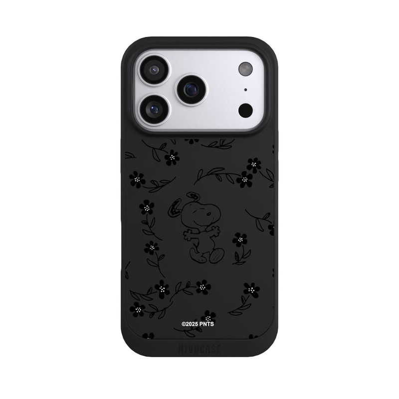 iPhone 17 Pro NIVOpure Snoopy und Flowers Transparent