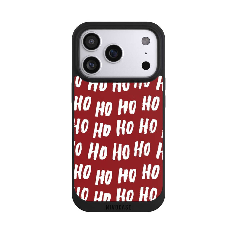 iPhone 17 Pro NIVOpure Ho Ho Ho Christmas Red Pattern