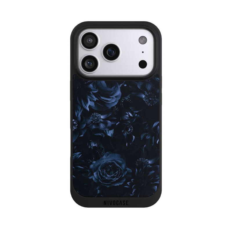 iPhone 17 Pro NIVOpure Shadow Flowers Blue