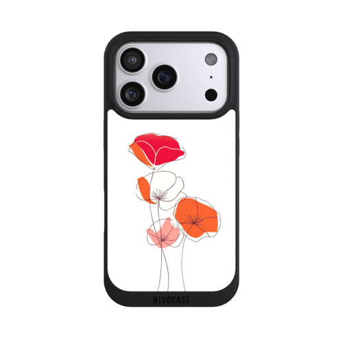 Apple iPhone 17 Pro NIVOpure Poppies Line Art