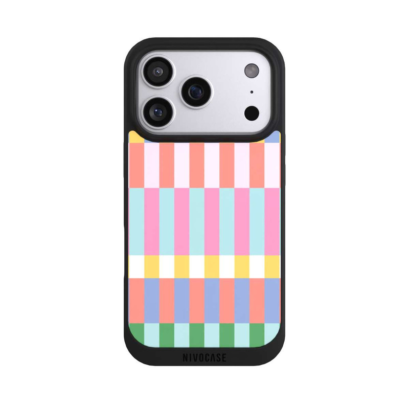 iPhone 17 Pro NIVOpure Checked Theme Pastel
