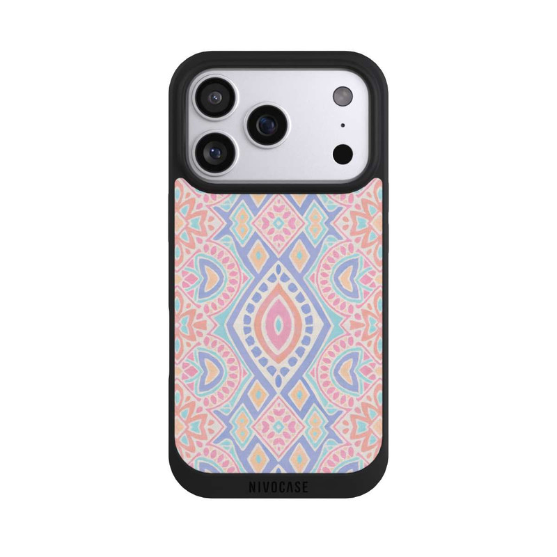 iPhone 17 Pro NIVOpure Boho Geometric Mosaic Intricate Tribal Design