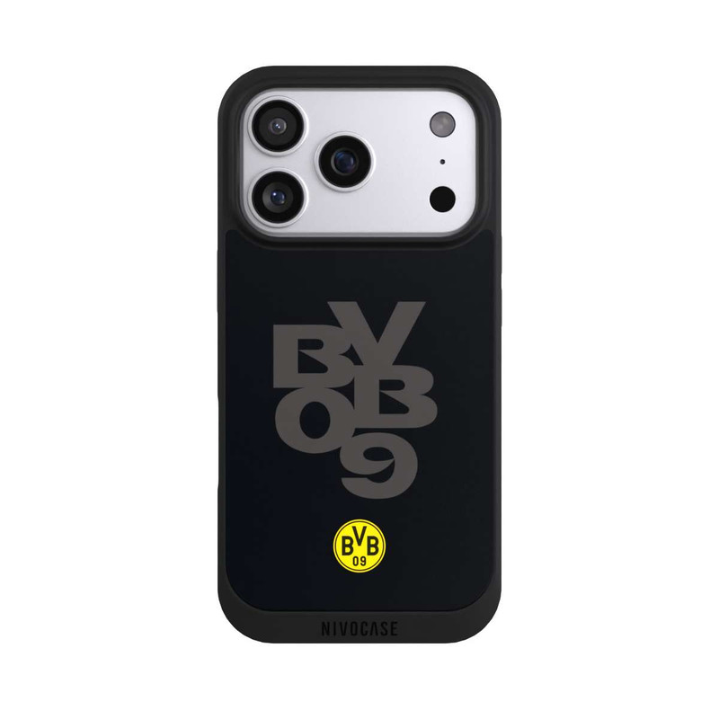iPhone 17 Pro NIVOpure BVB09 Grau Schwarz
