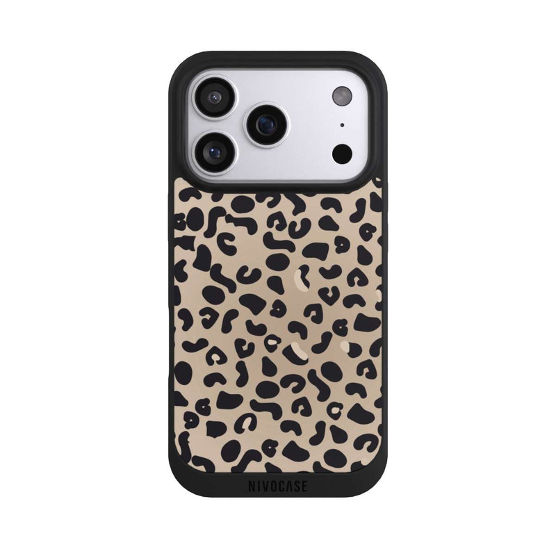 iPhone 17 Pro NIVOpure Motif guépard marron clair