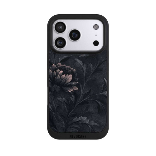 Apple iPhone 17 Pro NIVOpure Dunkles Blumenmuster Vintage