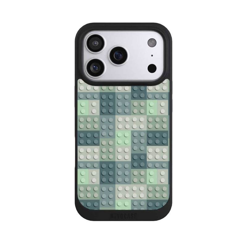 iPhone 17 Pro NIVOpure Grünes Blockmuster