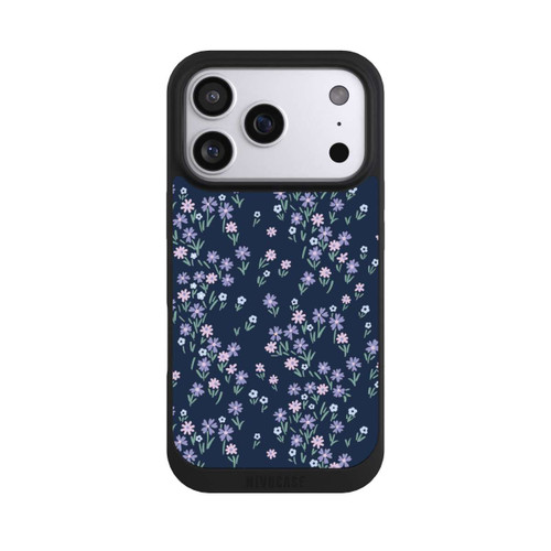 Apple iPhone 17 Pro NIVOpure Dark Blue Floral Theme