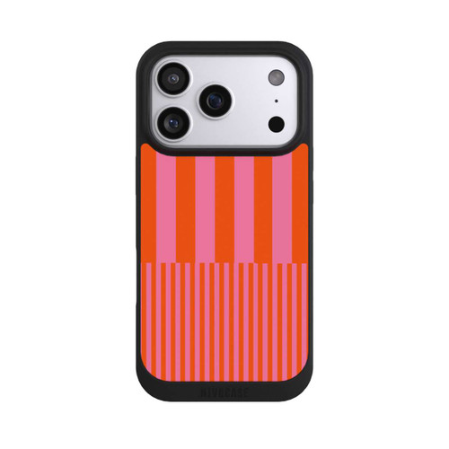 Apple iPhone 17 Pro NIVOpure Striped Pattern Pink Red