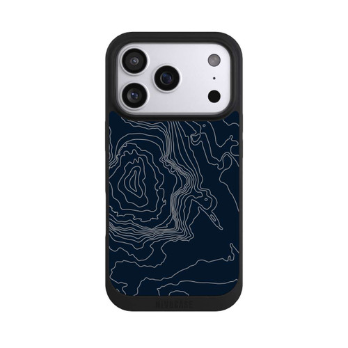 Apple iPhone 17 Pro NIVOpure Berg Höhenlinien Dunkel