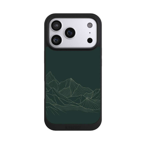 Apple iPhone 17 Pro NIVOpure Berg Line Art Grün
