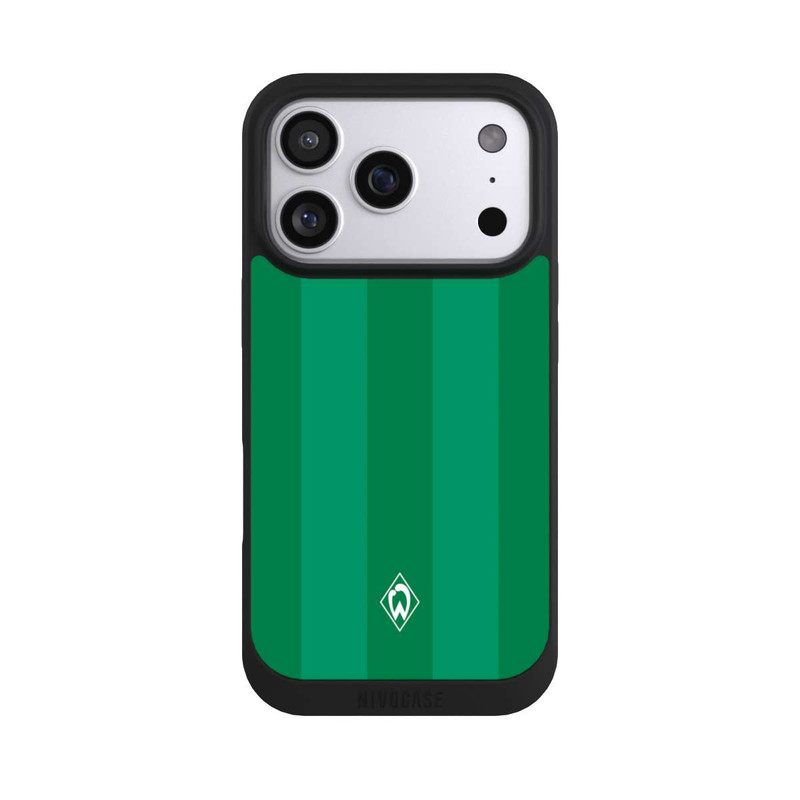 iPhone 17 Pro NIVOpure Werder Bremen Grün gestreift