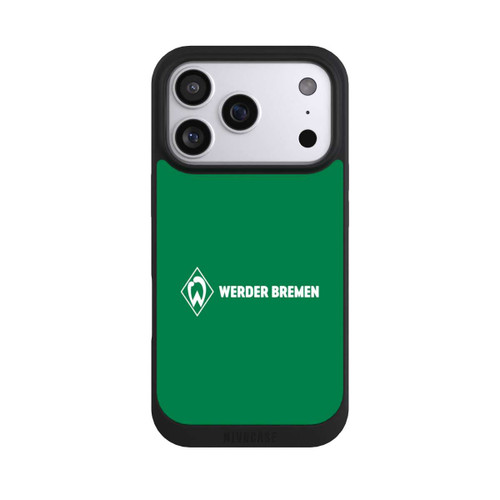 Apple iPhone 17 Pro NIVOpure Werder Bremen Schriftzug Raute Grün