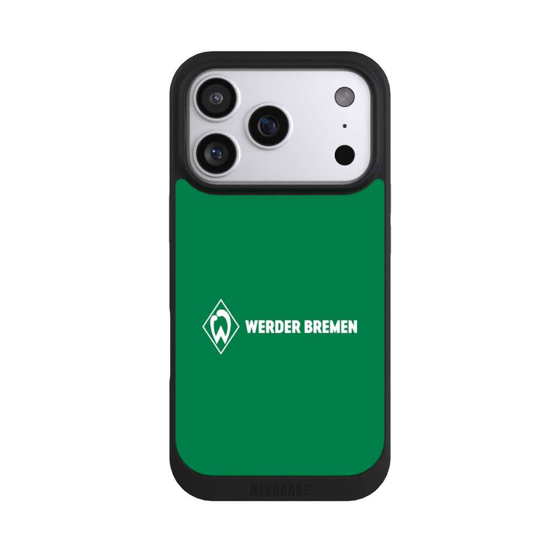 iPhone 17 Pro NIVOpure Werder Bremen Schriftzug Raute Grün