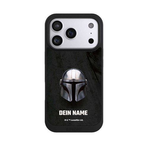 Apple iPhone 17 Pro NIVOpure Star Wars Mandalorian Black Helmet Personalisierbar