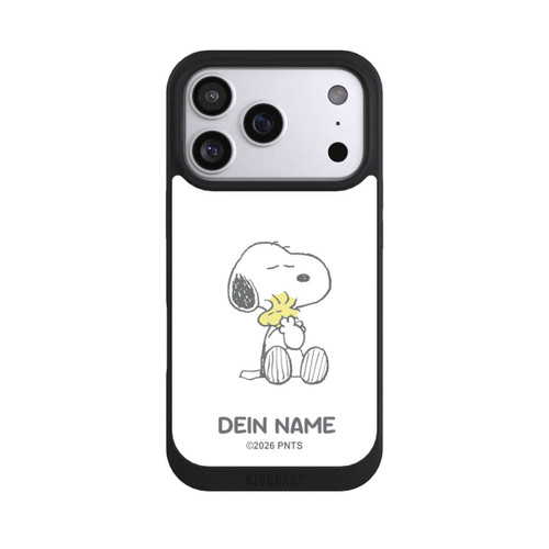 Apple iPhone 17 Pro NIVOpure Snoopy And Woodstock Cuddling Personalisierbar