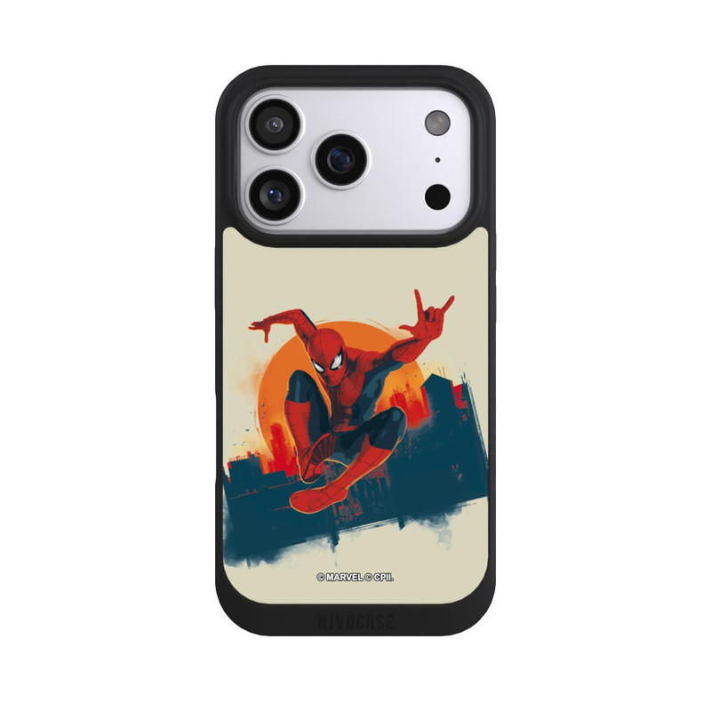 iPhone 17 Pro NIVOpure Spider-Man Hero Force beige