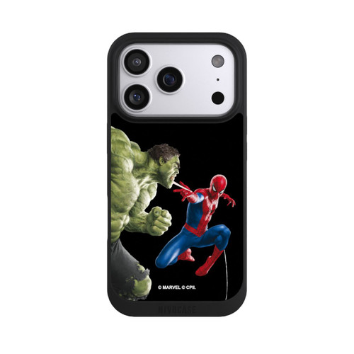 Apple iPhone 17 Pro NIVOpure Spider-Man affronte Hulk