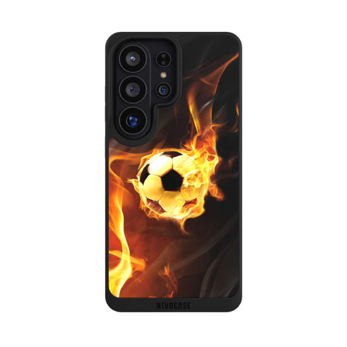 Samsung Galaxy S26 Ultra NIVOpure Fußball in Flammen
